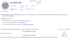 Desktop Screenshot of funmathclub.com